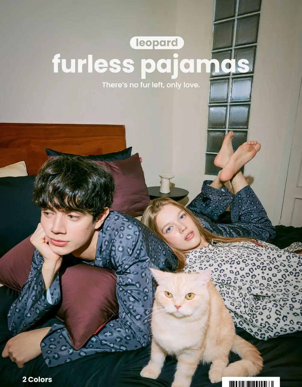 Furless pajamas[Long] - Chacoal Leopard 상세페이지 3